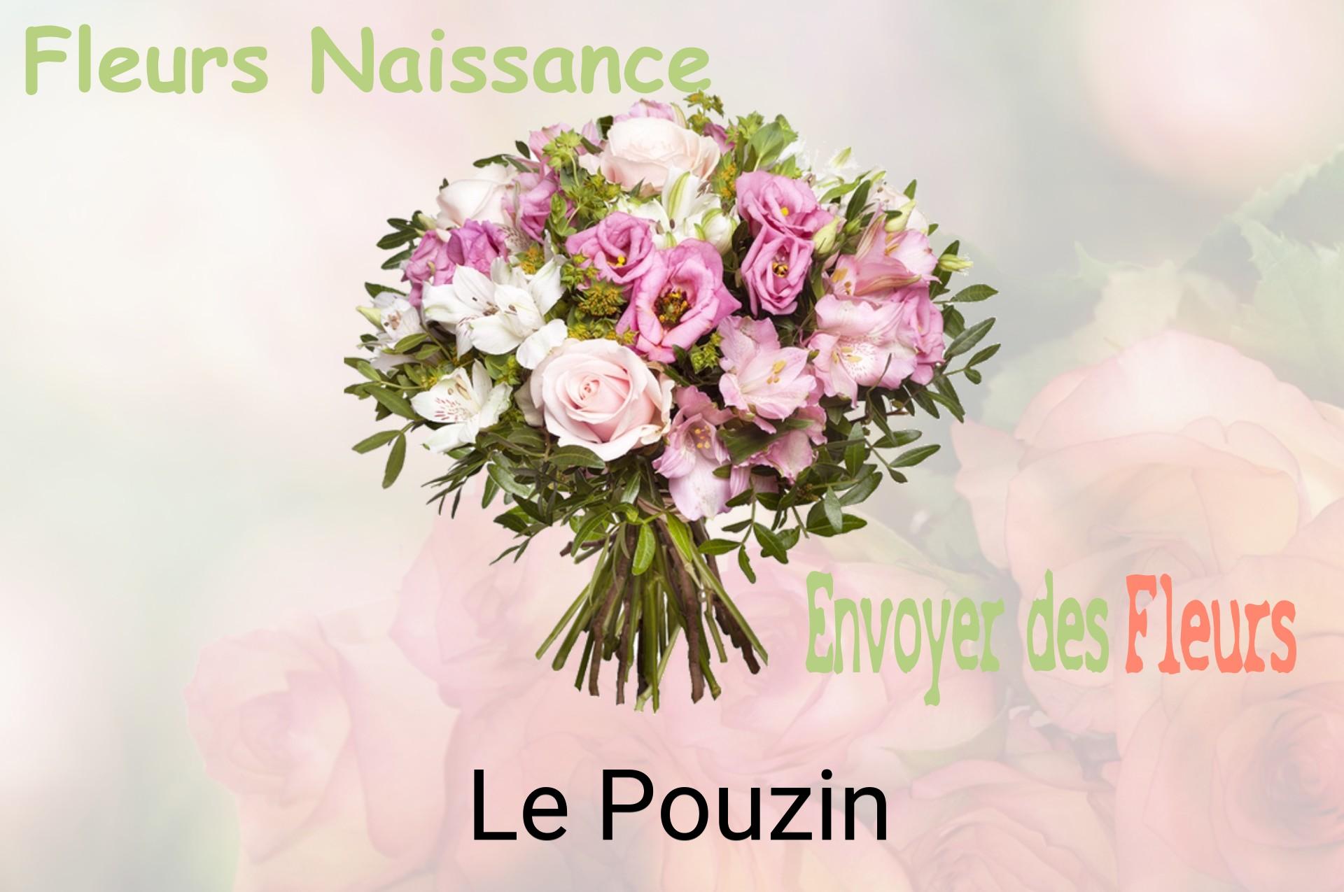 Bouquet de fleurs de naissance livré à Le Pouzin